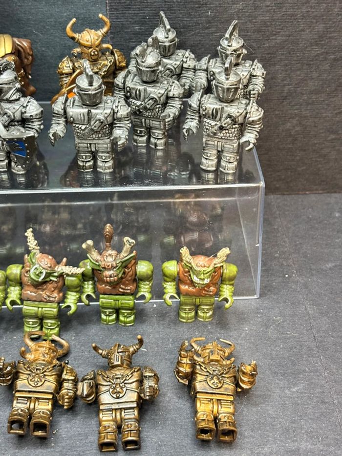 Lot de figurines mega bloks style lego dragons krystal wars - photo numéro 2