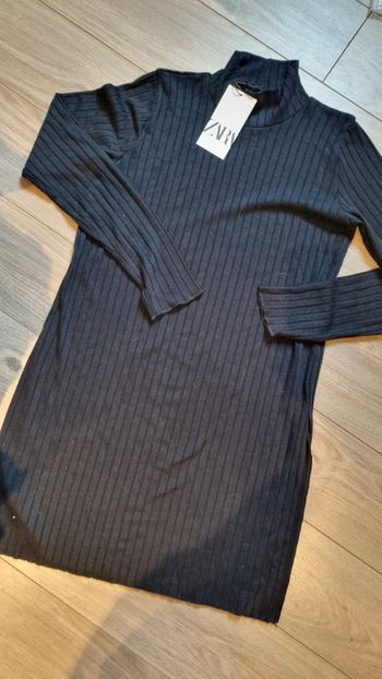 Robe marine Zara neuf coton