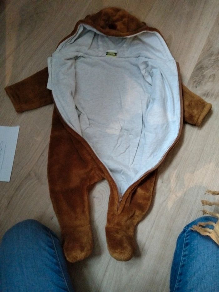 Combinaison rennes marron 6 mois - photo numéro 3