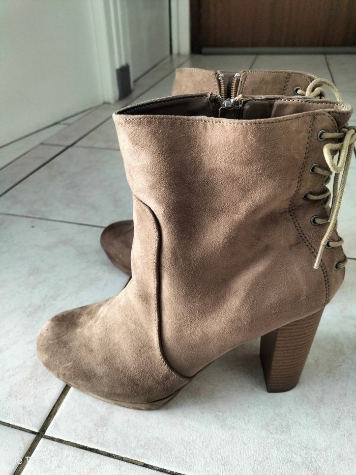 Bottine à talon marque justfab taille 40 - photo numéro 3