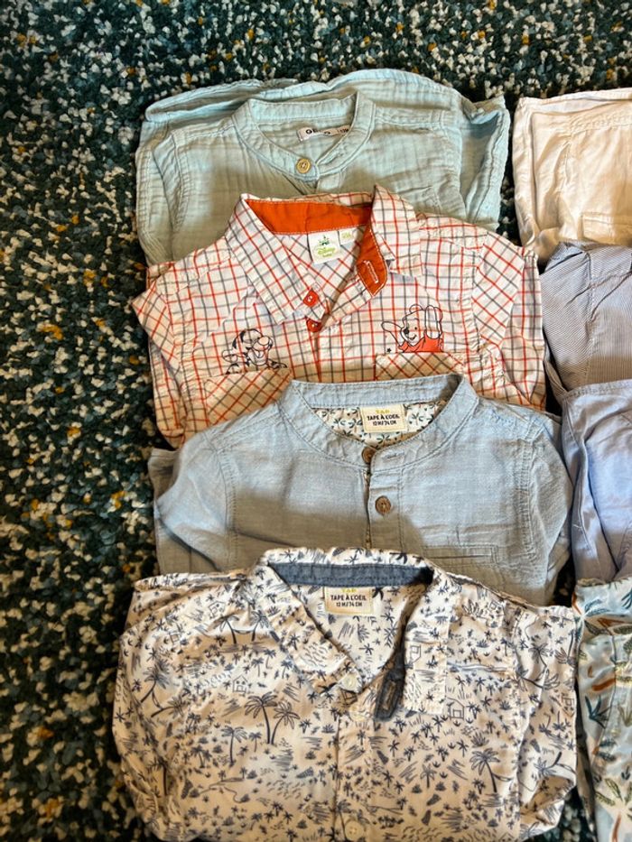 Lot chemises légères 12 mois - photo numéro 2