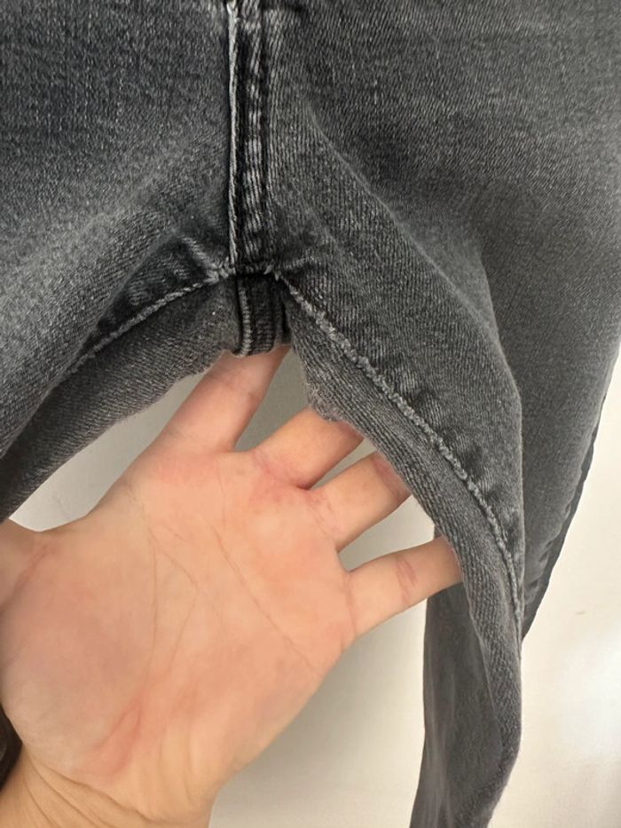 Jeans Zara, coupe droite, sept huitième - photo numéro 4