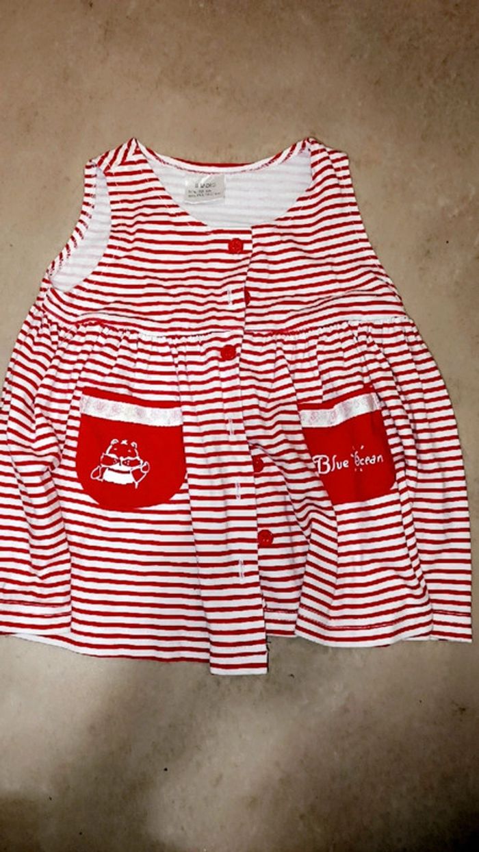 Jolie robe été taille 6 mois marque aucune