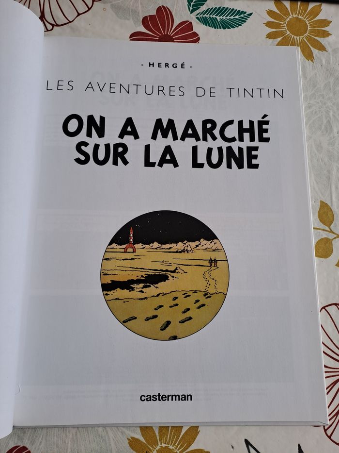 Les aventures de tintin on a marché sur la lune - photo numéro 3