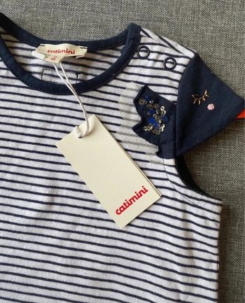 Magnifique tee shirt T-shirt  Catimini 6 mois Neuf
