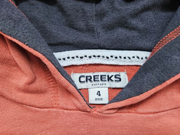 Sweat à capuche rouge Creeks 4 ans - photo numéro 7