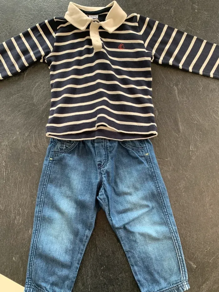 Ensemble petit bateau absorba