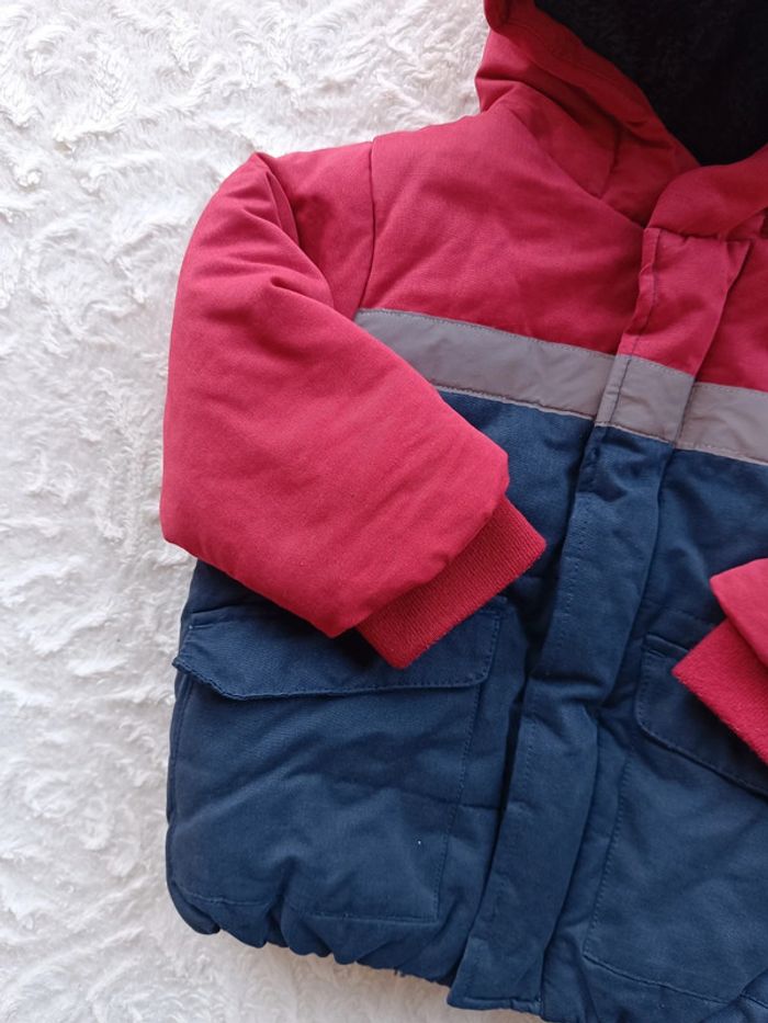 Blouson manteau style doudoune avec capuche Garçon 18 mois Vertbaudet - photo numéro 3