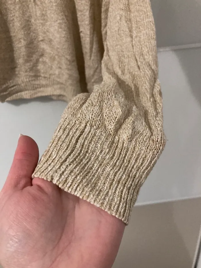 Pull beige léger - photo numéro 6