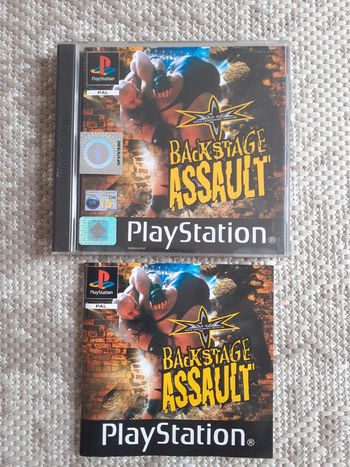 Playstation 1 ps1 wcw backstage assault