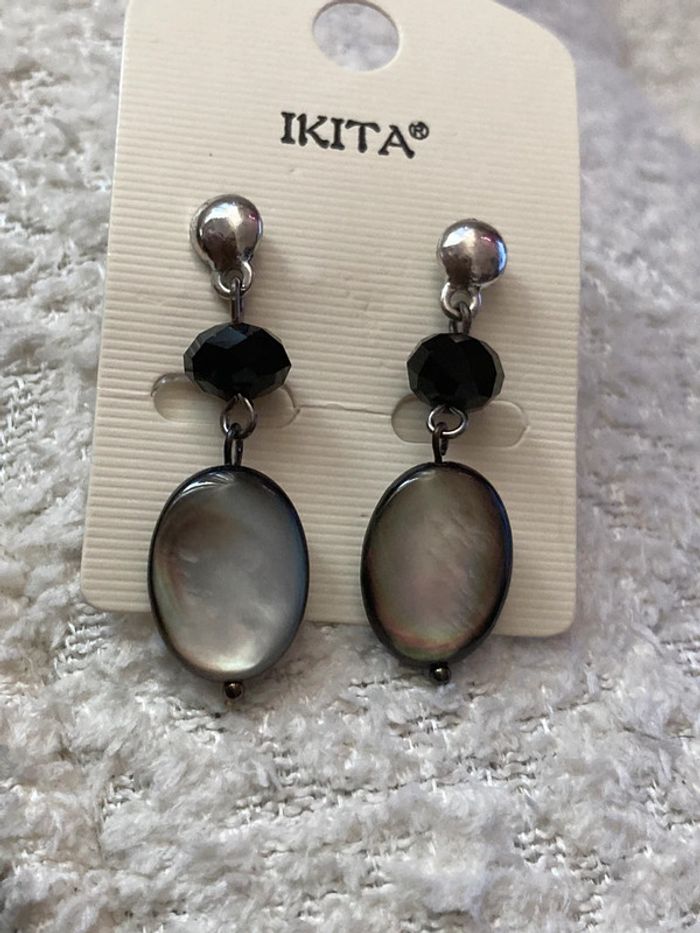 boucles oreilles nacrées - photo numéro 4