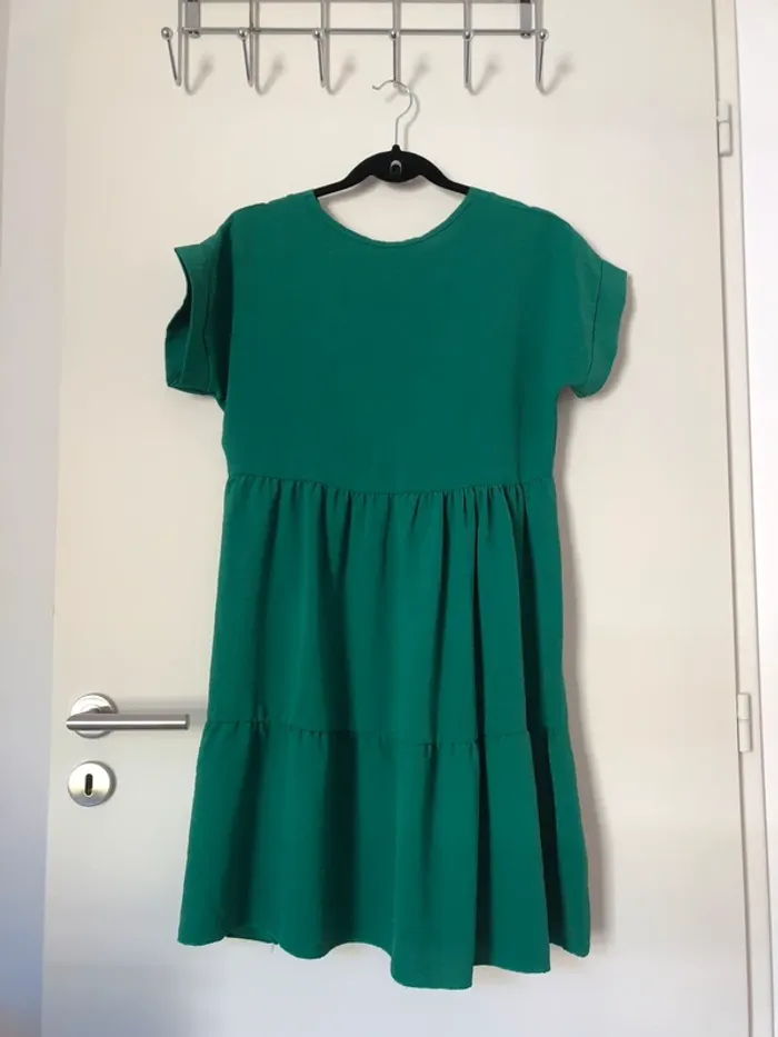 Robe fluide verte New Collection taille unique - photo numéro 4