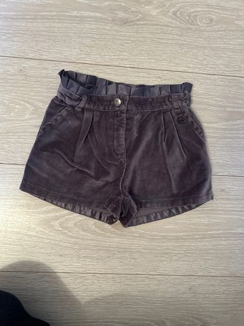 Short velour fille
