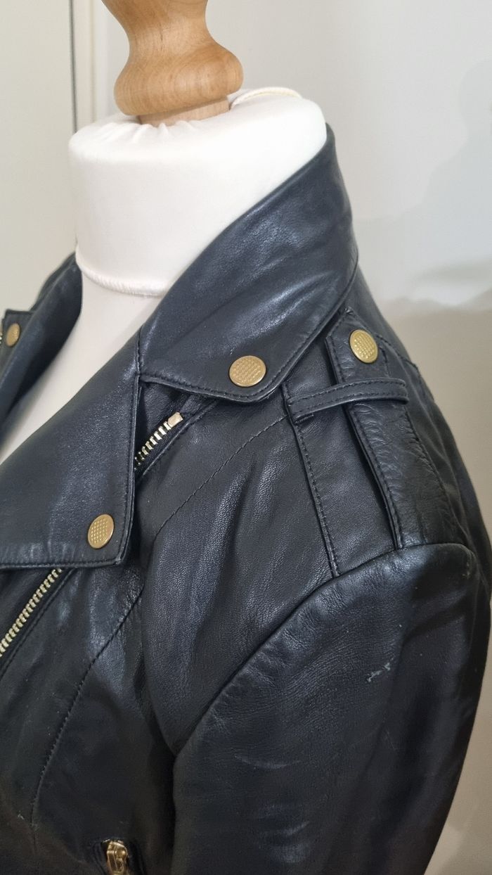 Veste perfecto cuir Kookaï 38 - photo numéro 6