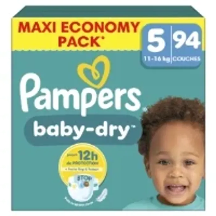 94 T5 Pampers Baby-dry NEUF