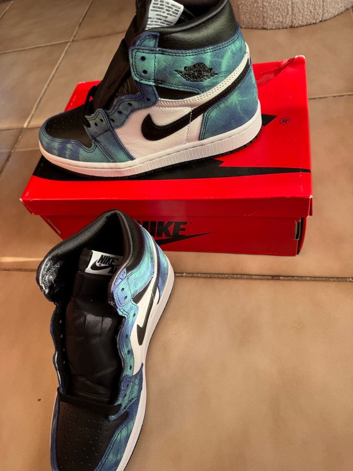 Nike Air Jordan 1 High OG Tie Dye 37.5 - photo numéro 5