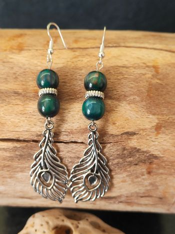 Boucles d'oreilles Plumes