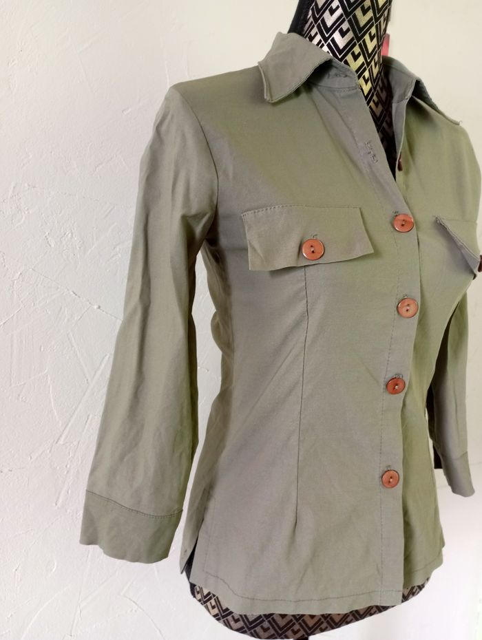 🌸Chemise manches 3/4, Bhatti, taille 36 - photo numéro 2