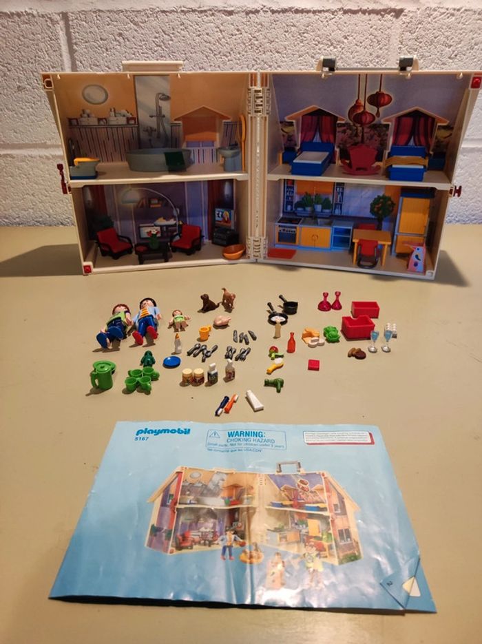 Maison portable playmobil 5167