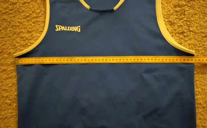 Maillot de basket Spalding, bleu, homme, taille L - photo numéro 5