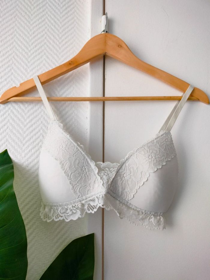 Brassière dentelle blanche H&M - photo numéro 4
