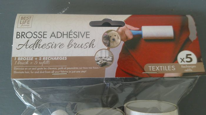 Brosse adhésive anti poils + 5 recharges (PRODUIT NEUF) - photo numéro 2