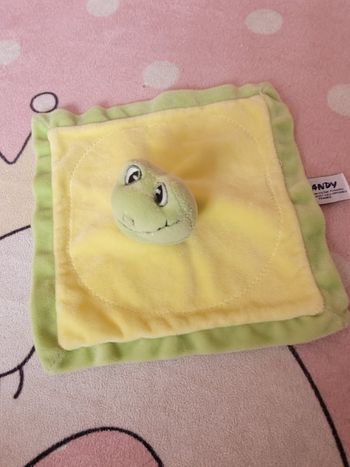 Doudou grenouille fluorescent