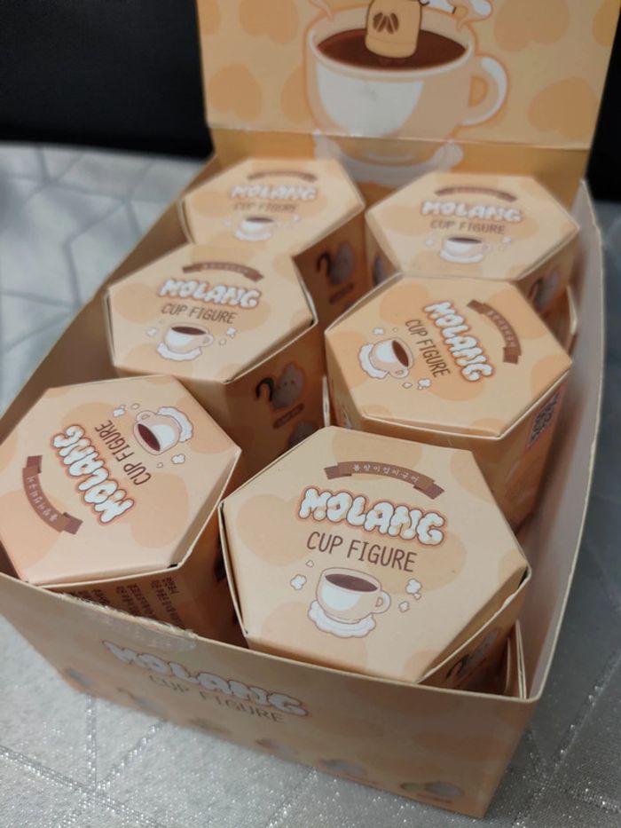 Lot de 6 Boîtes mystères Molang - Ornement de tasse - photo numéro 4