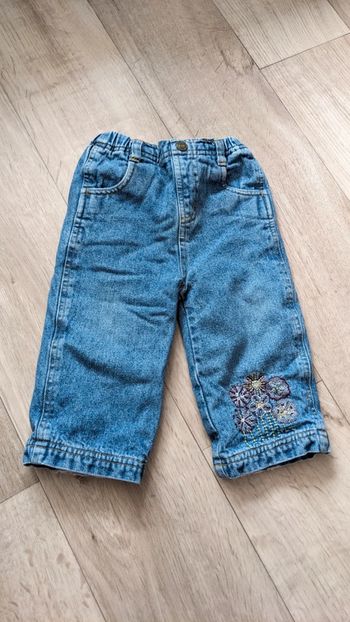 Jeans fourré polaire 12 Mois