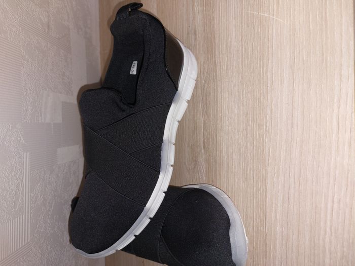 basket noire et blanche élastiqué 41 - photo numéro 4