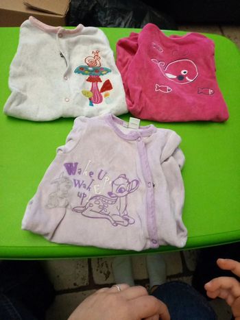 Lot 3 pyjama chaud 3 mois