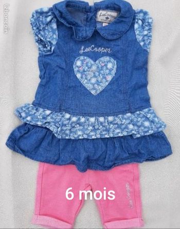 Ensemble été pantacourt + robe - Lee Cooper - 6 mois