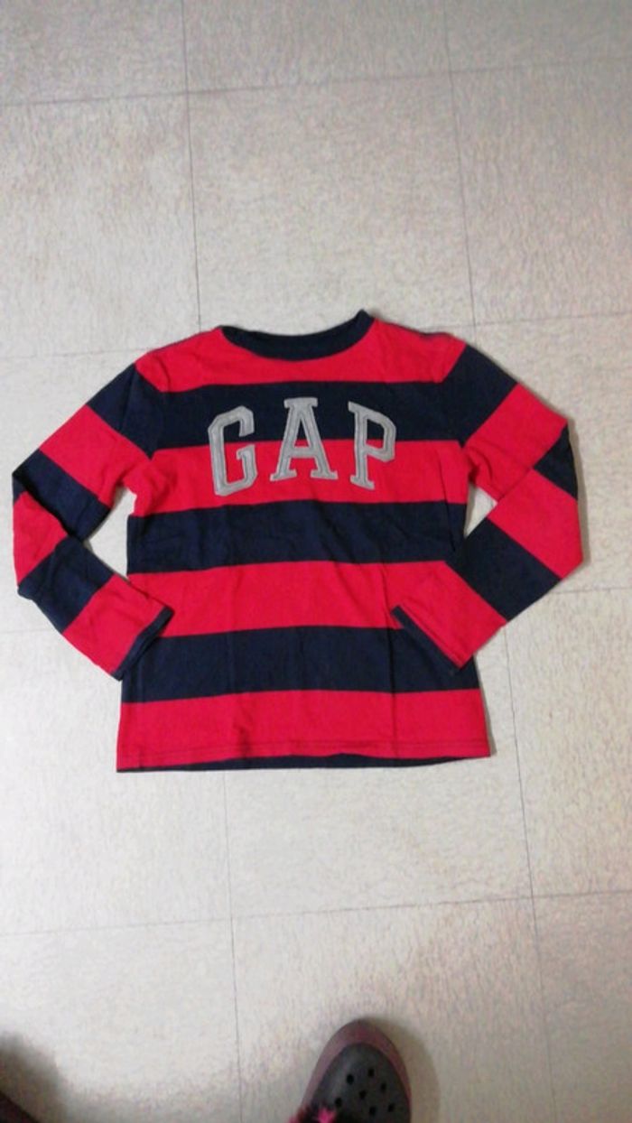 T shirt gap manches longues