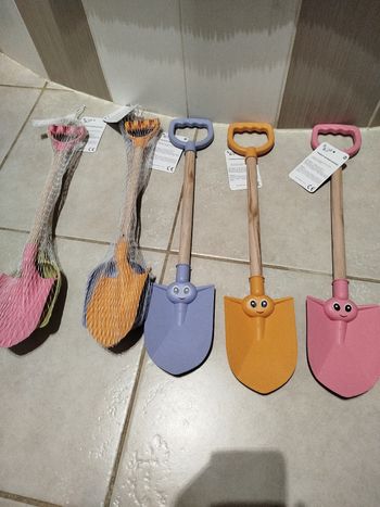 Pelle de plage a l'unité 