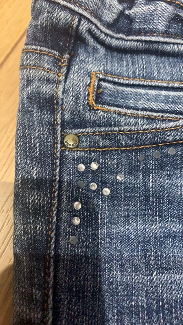 Jeans strass NAFNAF 24 mois - photo numéro 3
