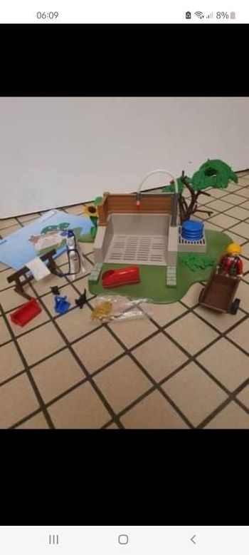 Box de lavage pour chevaux playmobil