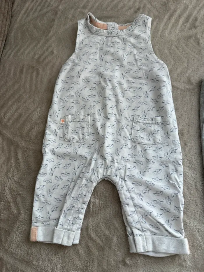 Lot de 2 salopettes bébé - photo numéro 2