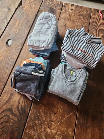 Lot 21 vêtements bébé