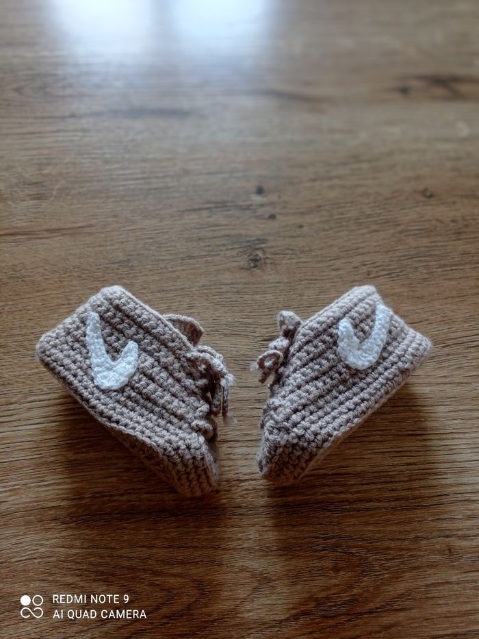 Chaussons fait mains