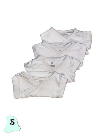 Lot de 4 bodies - H&M | 3 mois