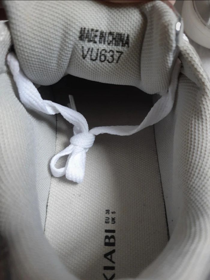 Baskets argentées kiabi 38 - photo numéro 10