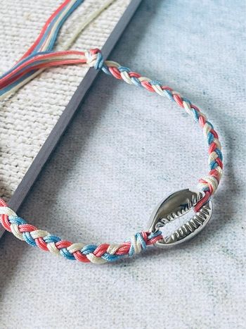 Bracelet tissé grain de café