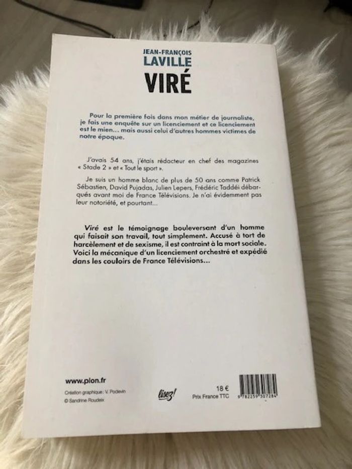 Livre Viré de Jean-François Laville - photo numéro 3