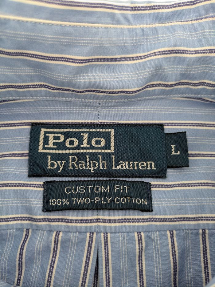 Chemise à rayures Ralph Lauren - taille L - photo numéro 6