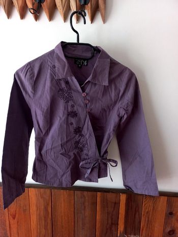 Chemise violette