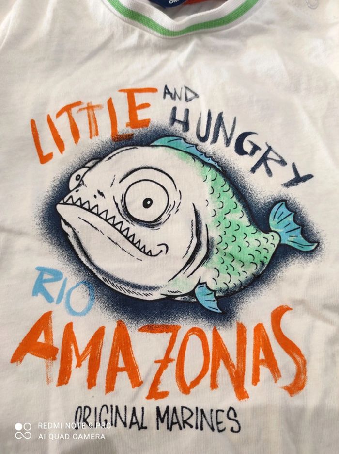 Tee shirt manches courtes 6-9 mois - photo numéro 2