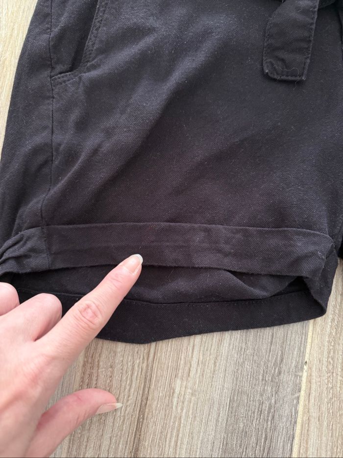 Short de grossesse noir souple bandeau fin T36 H&M mama - photo numéro 6