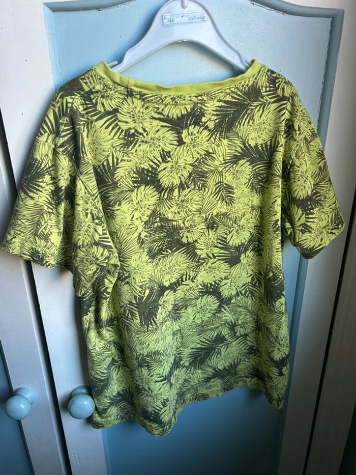 Tee shirt vert motif feuille, 6 ans, losan kids - photo numéro 4