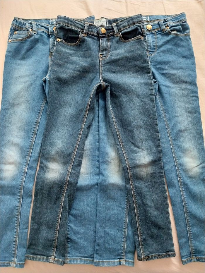 Lot de 3 jeans super skinny fille 8 ans