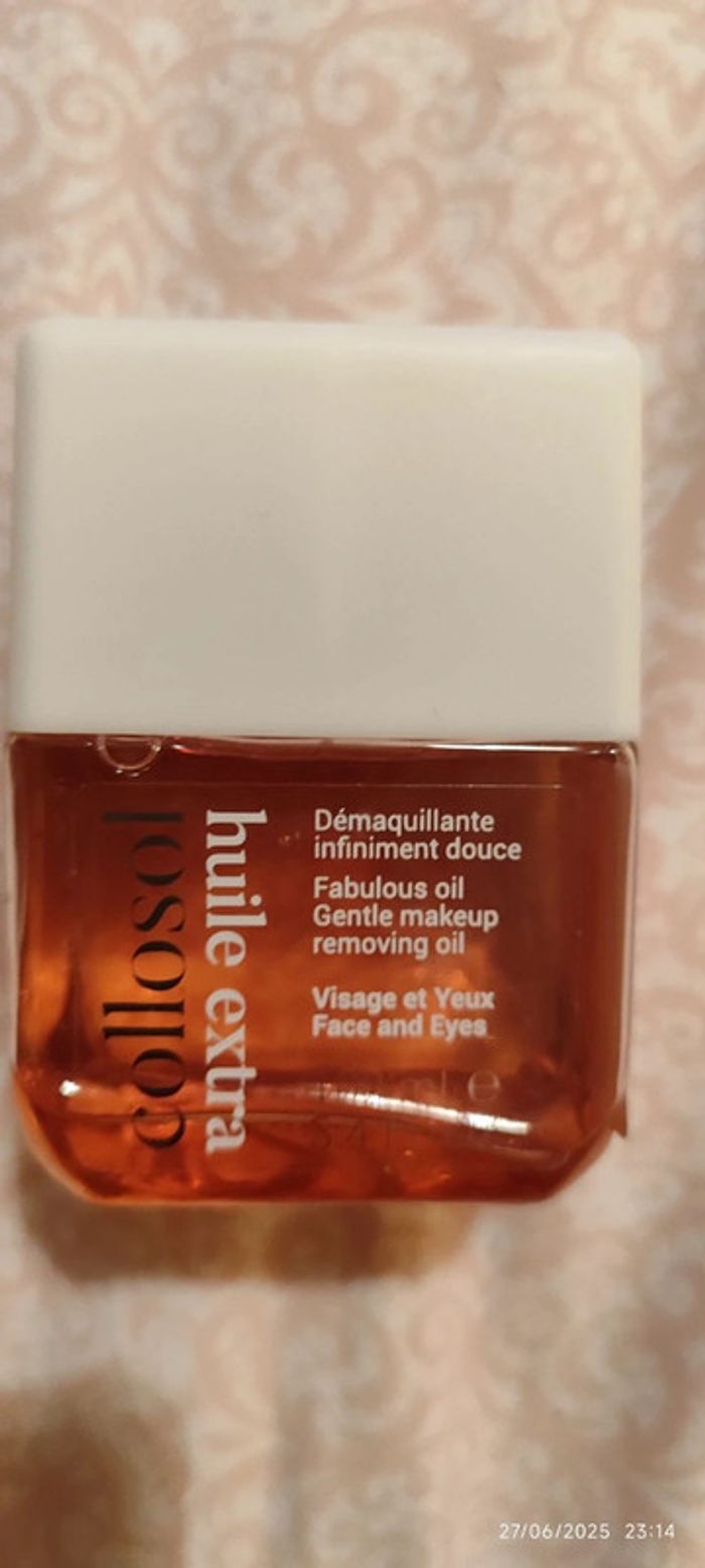 Collosol Huile Extra Démaquillante Infiniment Douce Visage et Yeux Cruelty Free Vegan 100 ml